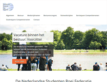 Tablet Screenshot of nsrf.nl